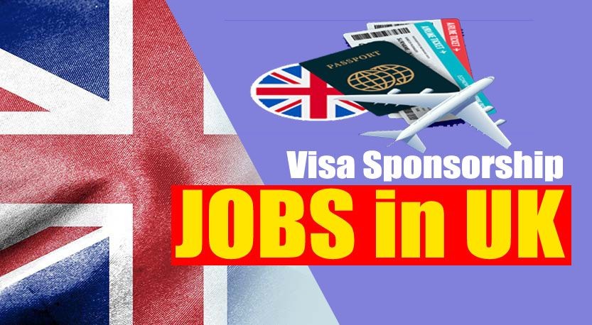 Free visa sponsorship jobs in the UK